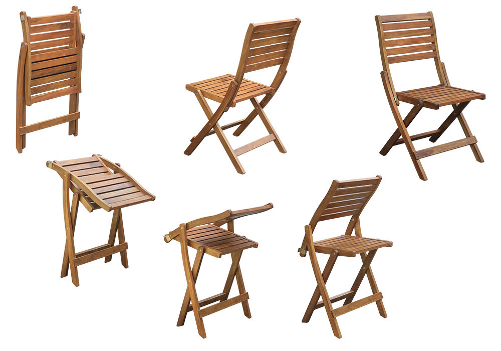 CAMPING FOLDING CHAIR - WOODEN