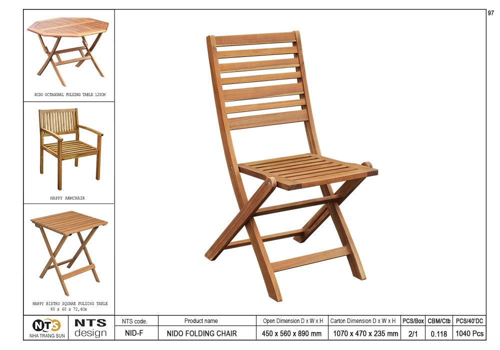 NIDO FOLDING CHAIR