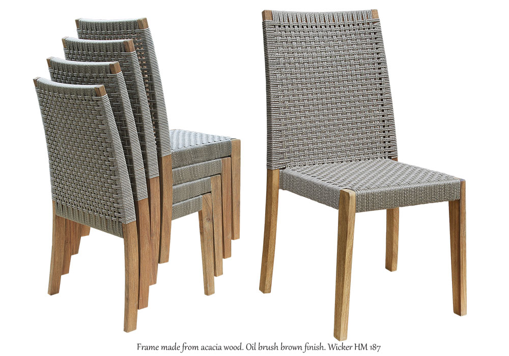 SEVILLA STACKING CHAIR / 02-WICKER