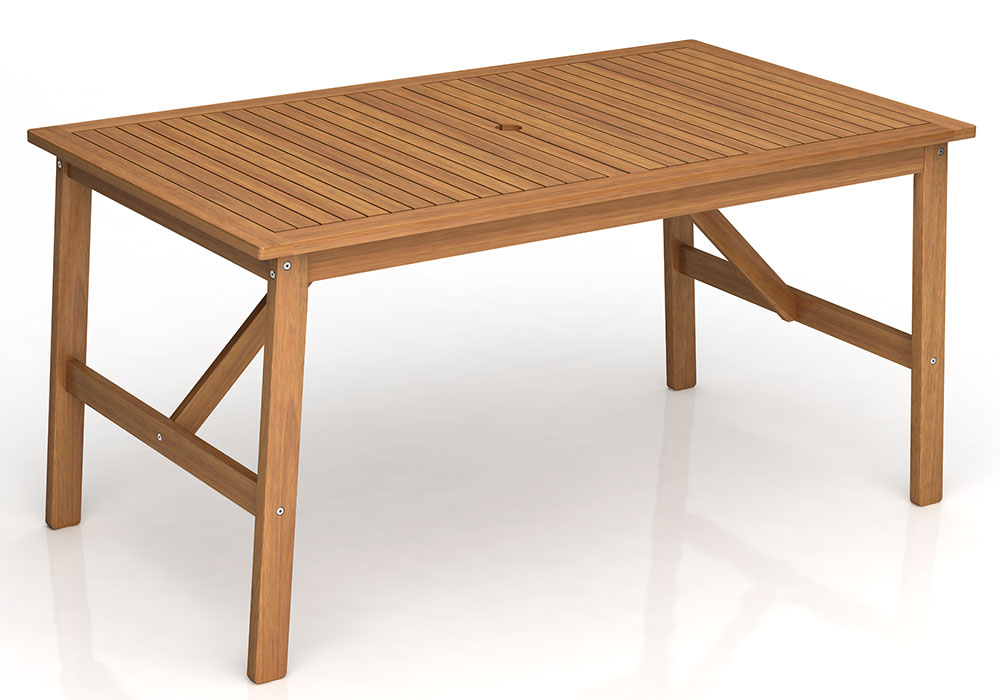 TAHITI DINING TABLE 1525 x 865 x 762mm