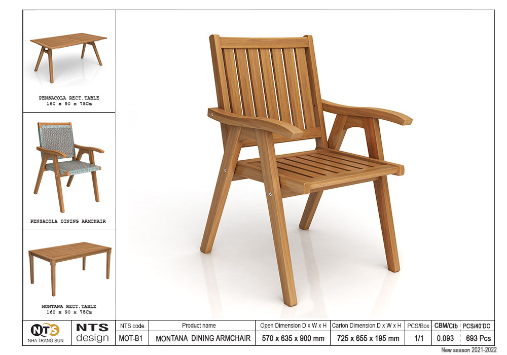 MONTANA DINING ARMCHAIR