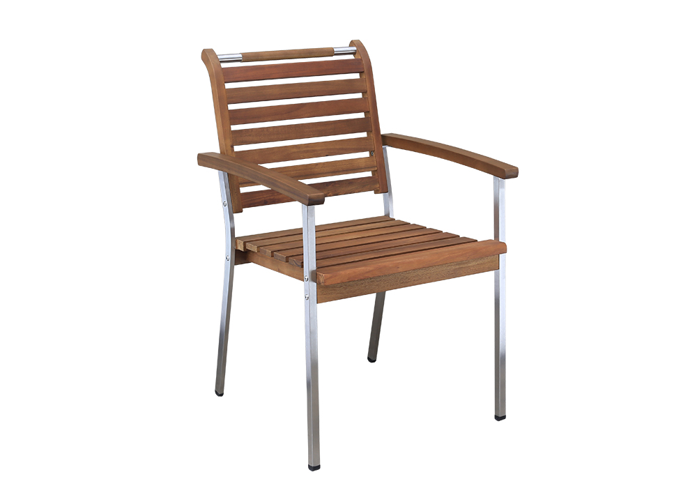 LYSON STACKING ARMCHAIR -KD