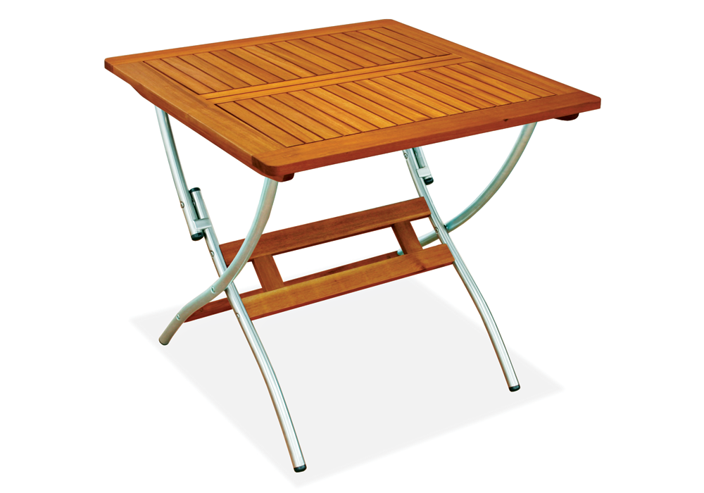 LIVORNO SQUARE FOLDING TABLE 80 x 80 x 74 Cm