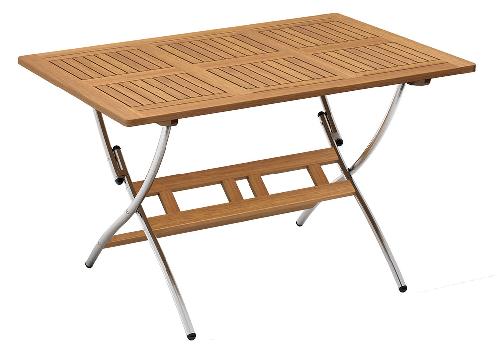 LIVORNO RECT. FOLDING TABLE 120 x 85 x 74 Cm