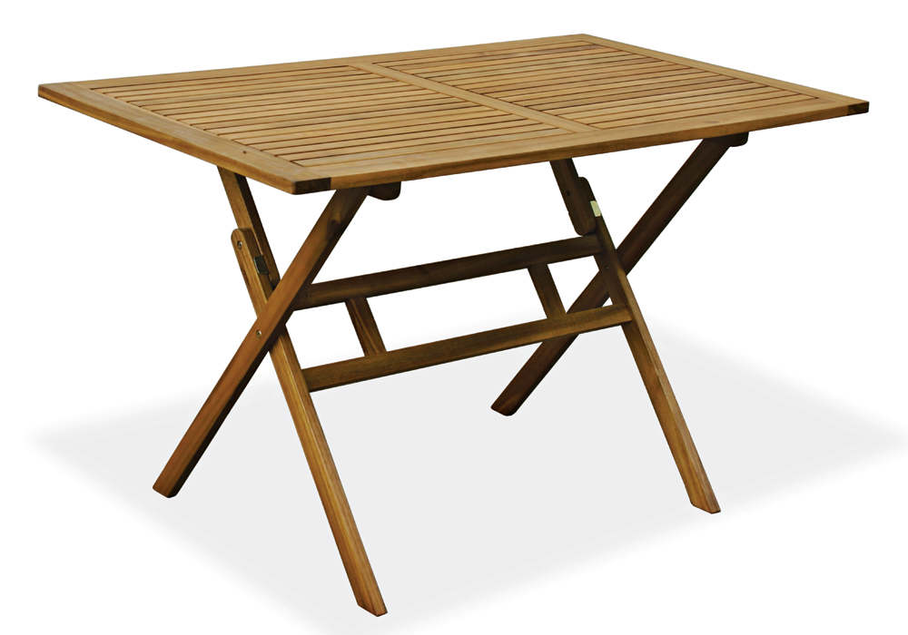 EAZY RECT. FOLDING TABLE WITH 4 EAZY FOLDING CHAIRS